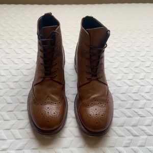 9.5 Brown STAFFORD DRESS SHOES